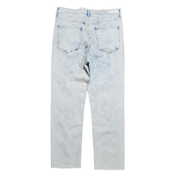 Express Jeans Original Slim Ankle Super High Rise Jeans Womens Blue Denim 14/R - Picture 2 of 10